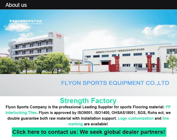 PP interlock tiles outdoor multi purpose tiles basketball tennis badminton  sport court flooring tiles
