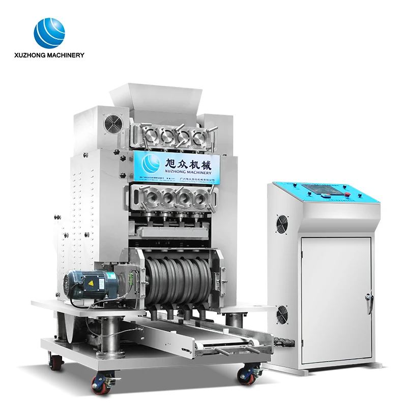 Automatic Tray Forming Tang Yuan Machine Glutinous Rice Ball Filling Machine  Dough Divider Rounder Tapioca Pearl Making Machine