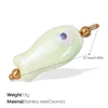 Pj357lgg light green ceramic pendan-Gold