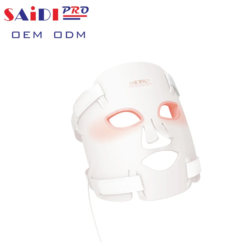 Saidipro косметическая маска PDT LED машина для лица светотерапия LED красный свет терапия двухъядерный 660нм 850нм светотерапия маска