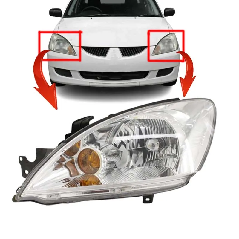 car parts HEAD LAMP headlight for MITSUBISHI  Lancer 206 oem MN161166 MN161165 accesorios body kit