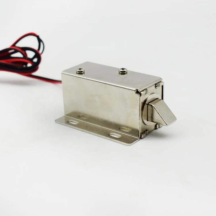 LDA Ottieni Una Serratura Elettronica Con Chiusura A Scatto Porta Cancello 12V 0.4A Assemblea Di Rilascio Solenoide Accesso Distributore Automatico - Foto 5