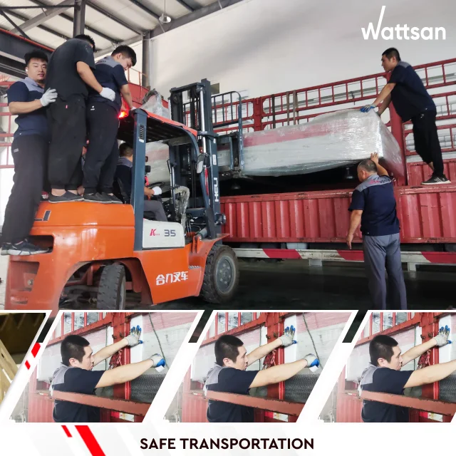 Wattsan 1325 E Raycus IPG Laser Cnc 1000W 2KW  Aluminium Steel Brass Fiber Laser Machine Cutting Sheet Metal Cutter