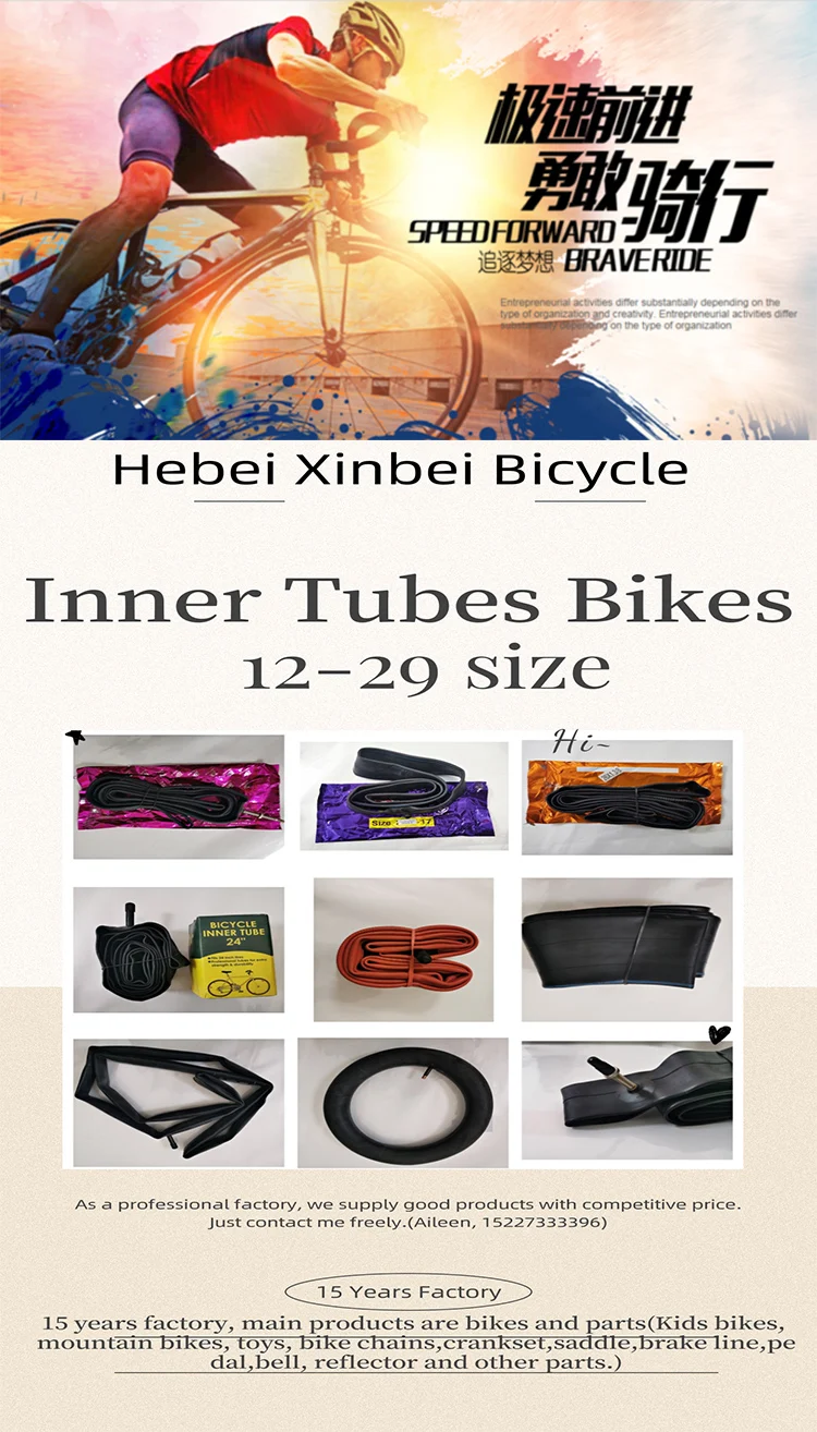 Wholesale Bicycle Inner Tube And Valves 16 2.125 20 24 26 27.5 28 Inch