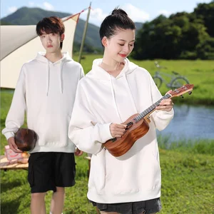 Unisex Oversized Pullover Hoodie Custom Fashion Solid Hoodie with Collared Hood for Autumn Wholesale Sweatshirts