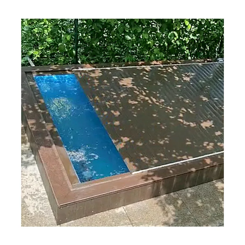 Automatic Rolling Shutter Swimming Pool Cover Electric Protective Coating