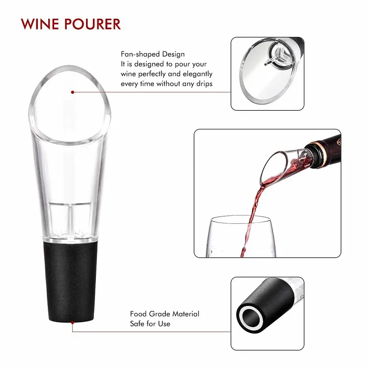 Sunway Electric Corkscrew Rechargeable Wine Bottle Opener Removes Corks