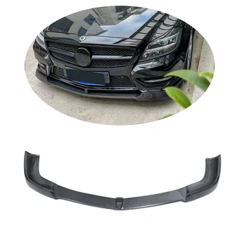Upgrade to Carbon Fiber Front Lip For Mercedes Benz CLS W218 Front Lip Accessories Car
