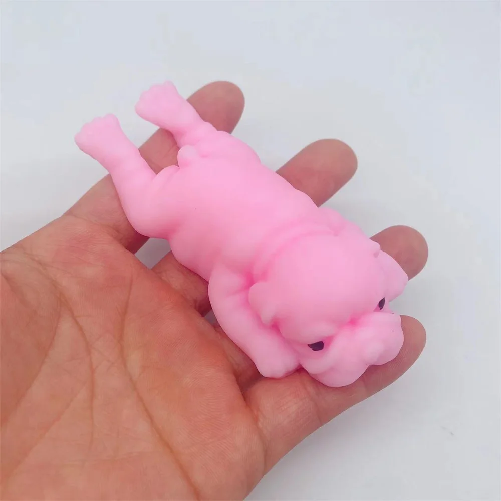 Small Size Fidget Toy Funny Dog Ushihito Mochi Antistress Squishy Toy Kawaii Doll Soft Sticky Stretchy Relief Toy Children Gift