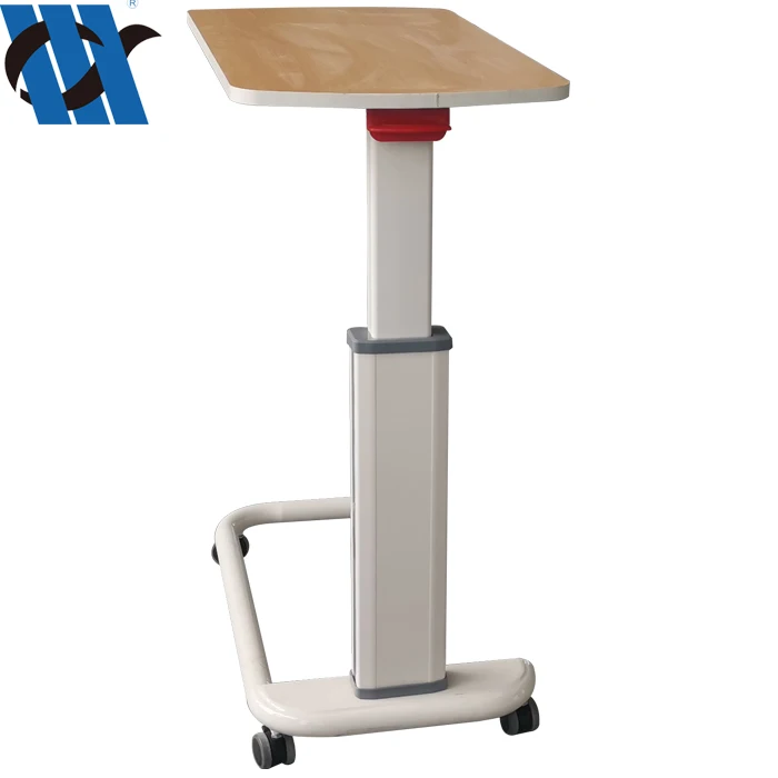 BDCB26 Height Adjustment Overbed Bedside Table With Air Spring