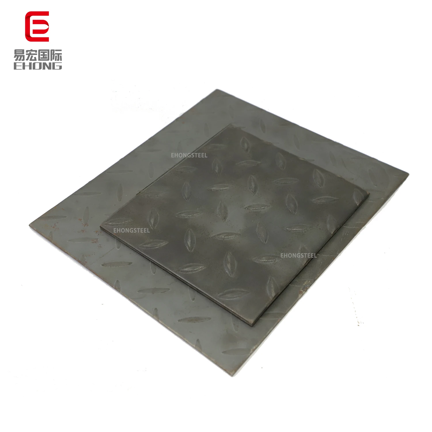 Tianjin Ehong 1.5-16mm MS Checker Plate Checkered Steel Plate tear-drop pattern chequered sheet