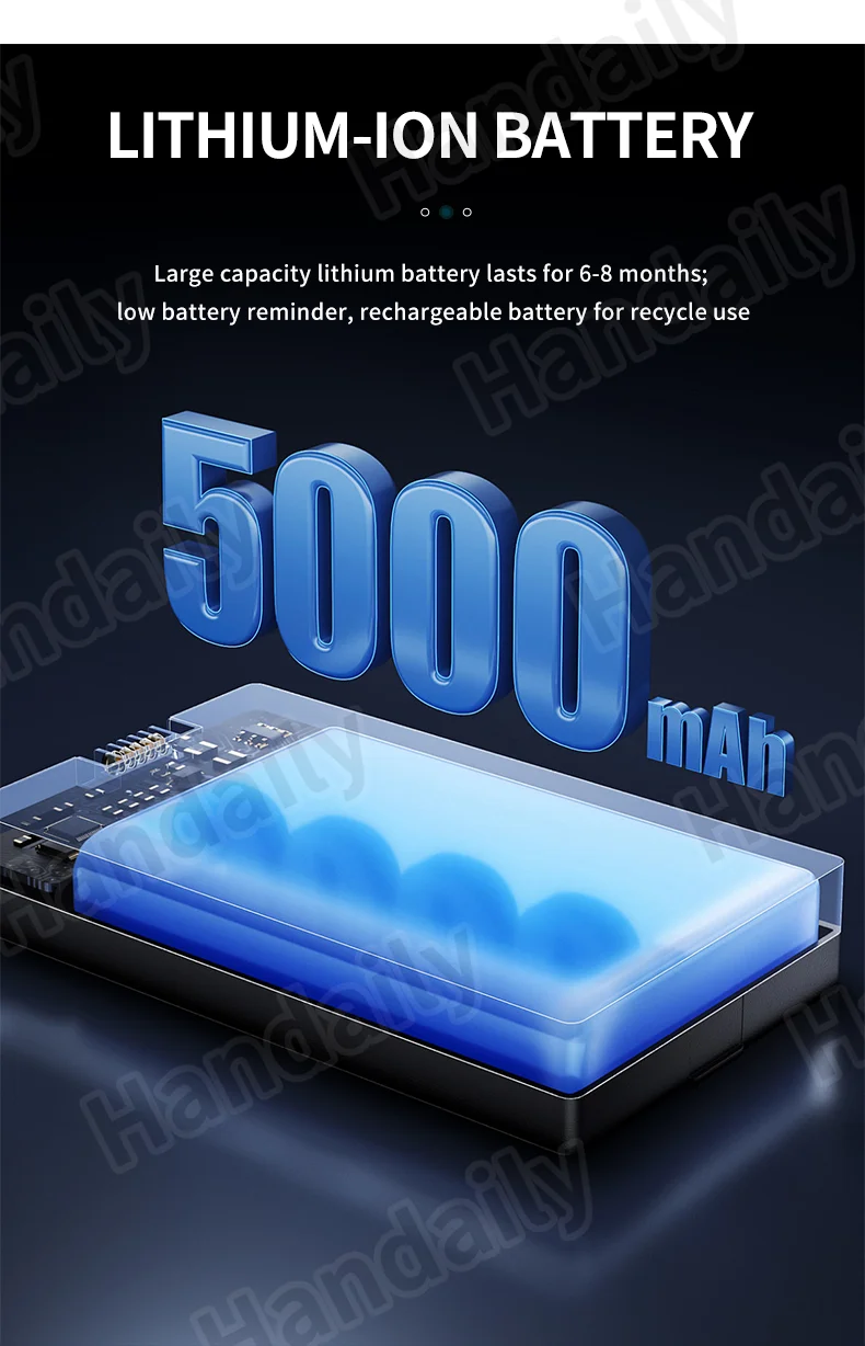 handaily logo custom video talking smart lock with privacy password face recognition tuya wifi digital locks h8-13