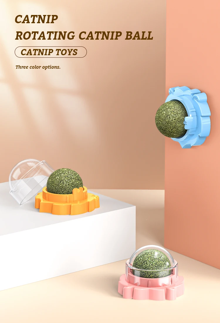 Customize Logo Pet Product Cat Toy Catnip Ball Catnip Toys For Cat ...