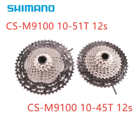 Shimano Xtr Cs-m9100 12s Speed Mountain Bike 10-51t 10-45t M9100 Bicycle  Freewheel Cassette Mtb 12s - Buy Shimano Xtr,Mtb Freewheel,Cassette 12  Speed