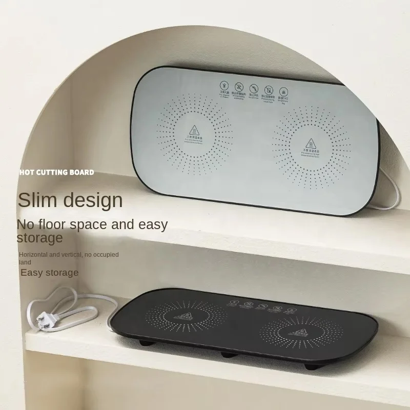 Household Intelligent Thermostatic Hot Plate Multifunctional Meals Heating Plate Can Be Defrosted Can Warm Wine Vegetables Tools 5