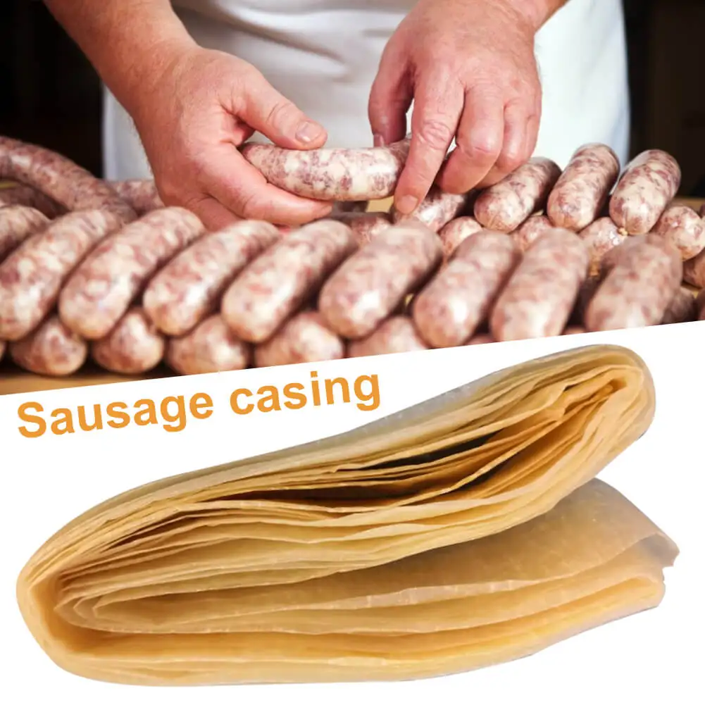 Edible Drying Sausage Casing For Flavorous Homemade Sausages Ham For Kitchen Accessories Hot Dog Roast Sausage Eatable Collagen Buy Home Accessories Kitchen Kitchen Gadgets Kitchen Accessories Tool Product On Alibaba Com