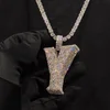 3D effect letter pendant