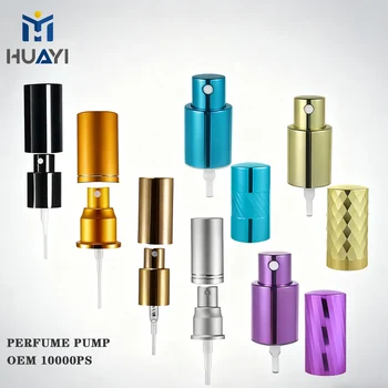 13/415 18/415 Matt Gold Shiny Gold Black Silver Rose Gold Metal Aluminum Perfume Spray Pump with Over Cap