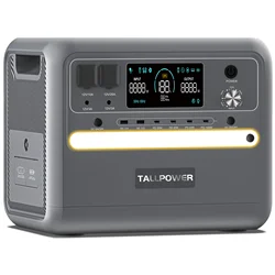 TALLPOWER 2400W Solar Generator - Portable Power Station with
