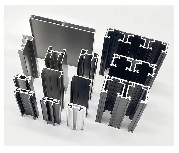 6063 T5 Extruded Aluminium Profile 6000 Series Square Pattern Anodized ...