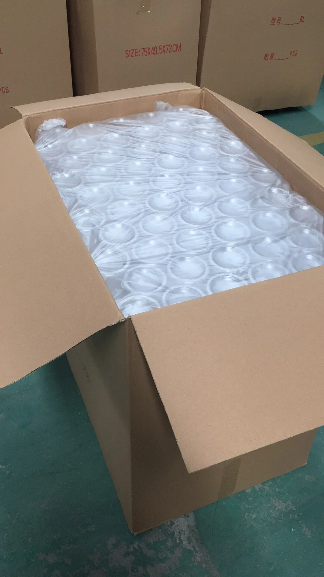 Cone Container Sample 680ml Circular Truncated Cone Shape Packaging Round Container Clear ...