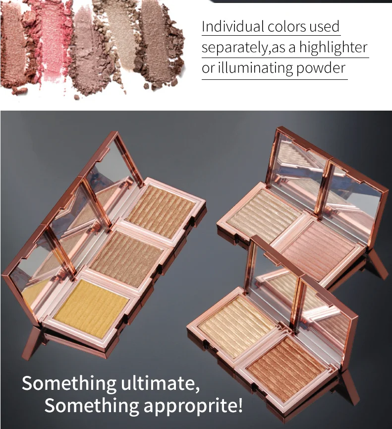 Косметика, 6 цветов, хайлайтер, пудра, Шиммер, частная марка, Хайлайтер для лица, макияж, контур, хайлайтер, палитра