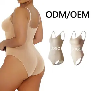 Tight Seamless Body Shaping Thong Belly Contraction Corset Triangle Hip Lifting Jumpsuit Women's Underwear Plus Size Shapers