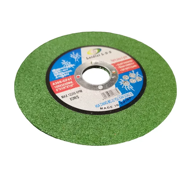 125X3X22 Cutting and Polishing Sheet Stainless Steel Abrasive Disc for Sheet Metal Slotted and Ground Wheel Sheet