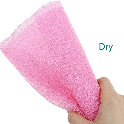 Antibakterielles Peeling-Duschhandtuch Set, 100x25 Cm, Aus Polyester – Für Tiefenreinigende Körperpflege