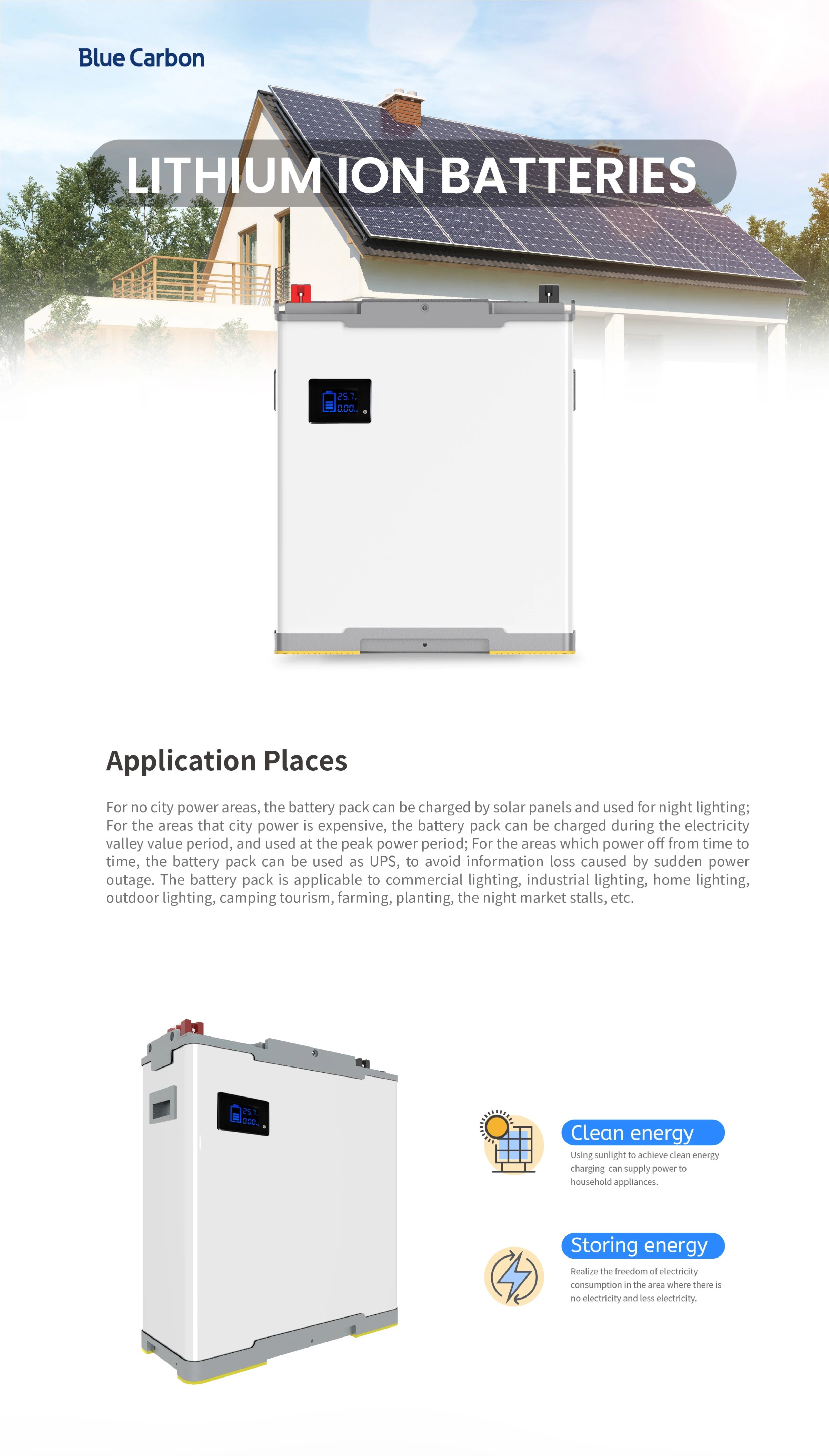 lithium iron phosphate battery 5kWh
