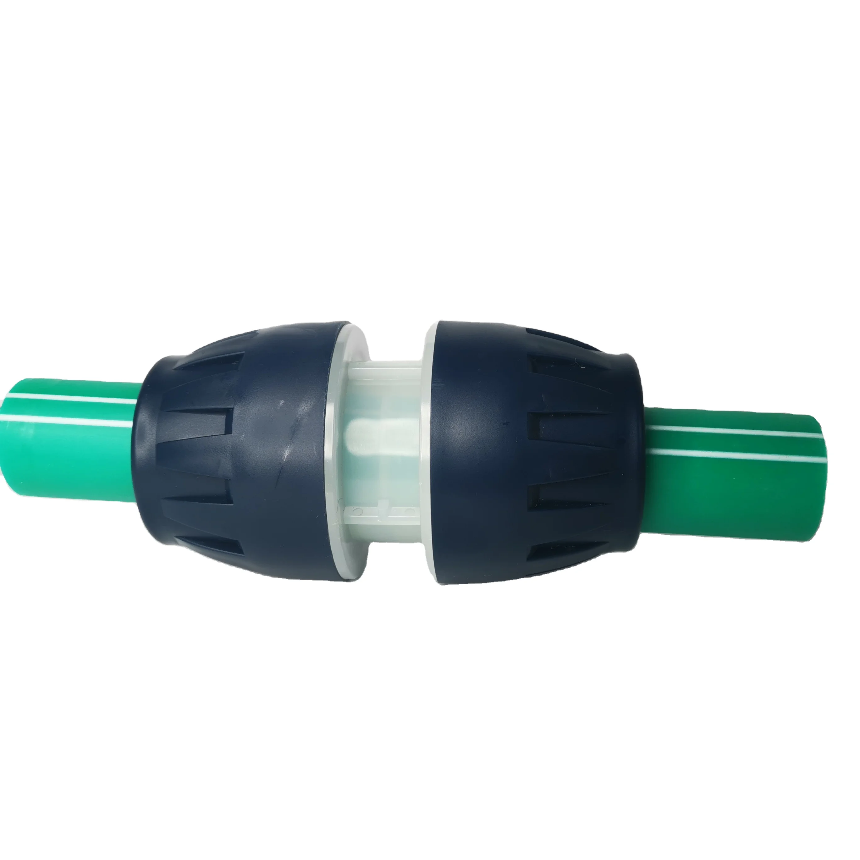 Easy Installation HDPE 50mm silicon Pipe Coupler Micro Duct Connector  Straight Direct Buried Connector Push-fit Design for Tel