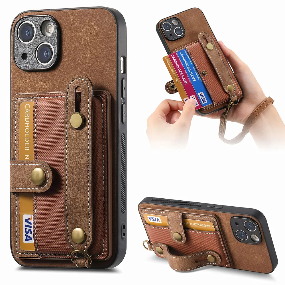 Holder Flip Phone Cover For Samsung Galaxy A15 5G Anti Fall Case Drop Wallet Mobile Purse Proof Luxury Cell Sjk347 details