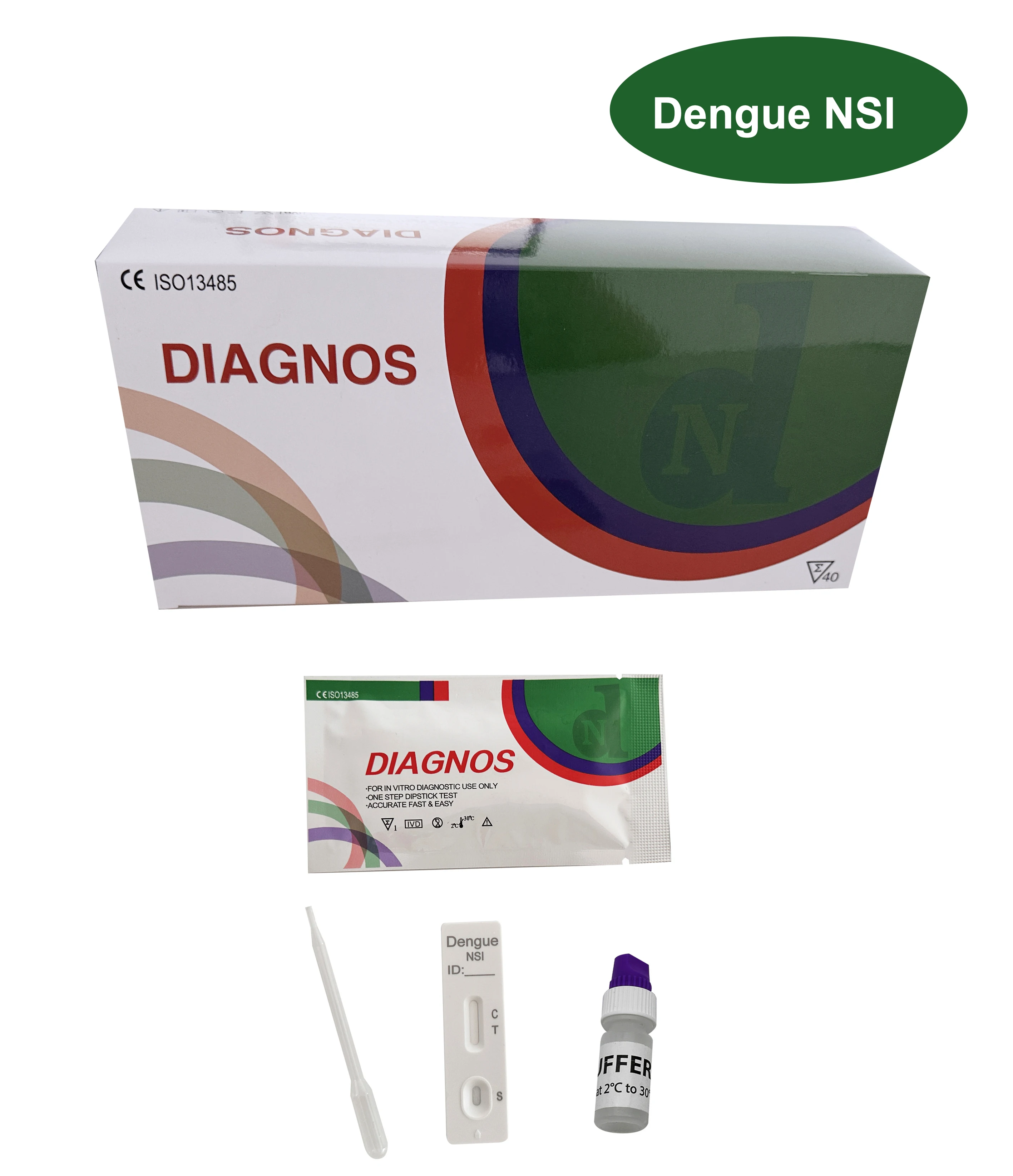 Medical Disposable Infectious disease 3.0 mm WB/Serum/Plasma Dengue NS1 Test Cassette details