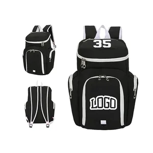 custom logo Unisex Sports Backpack Fashion Open Many Colors Waterproof Linen Lining for Basketball Soccer Training School Use-for Men Women