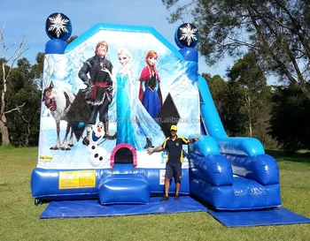 Inflatable Frozen Bouncer Castle Frozen Elsa Inflatable Bouncing Jumping Castle with Slide