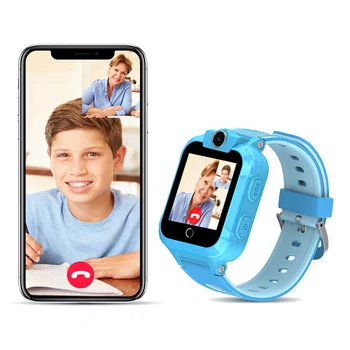 4g mobile android gps wrist smart watch cell phone with camera multi-Language video call remote camera geo fence anti lost