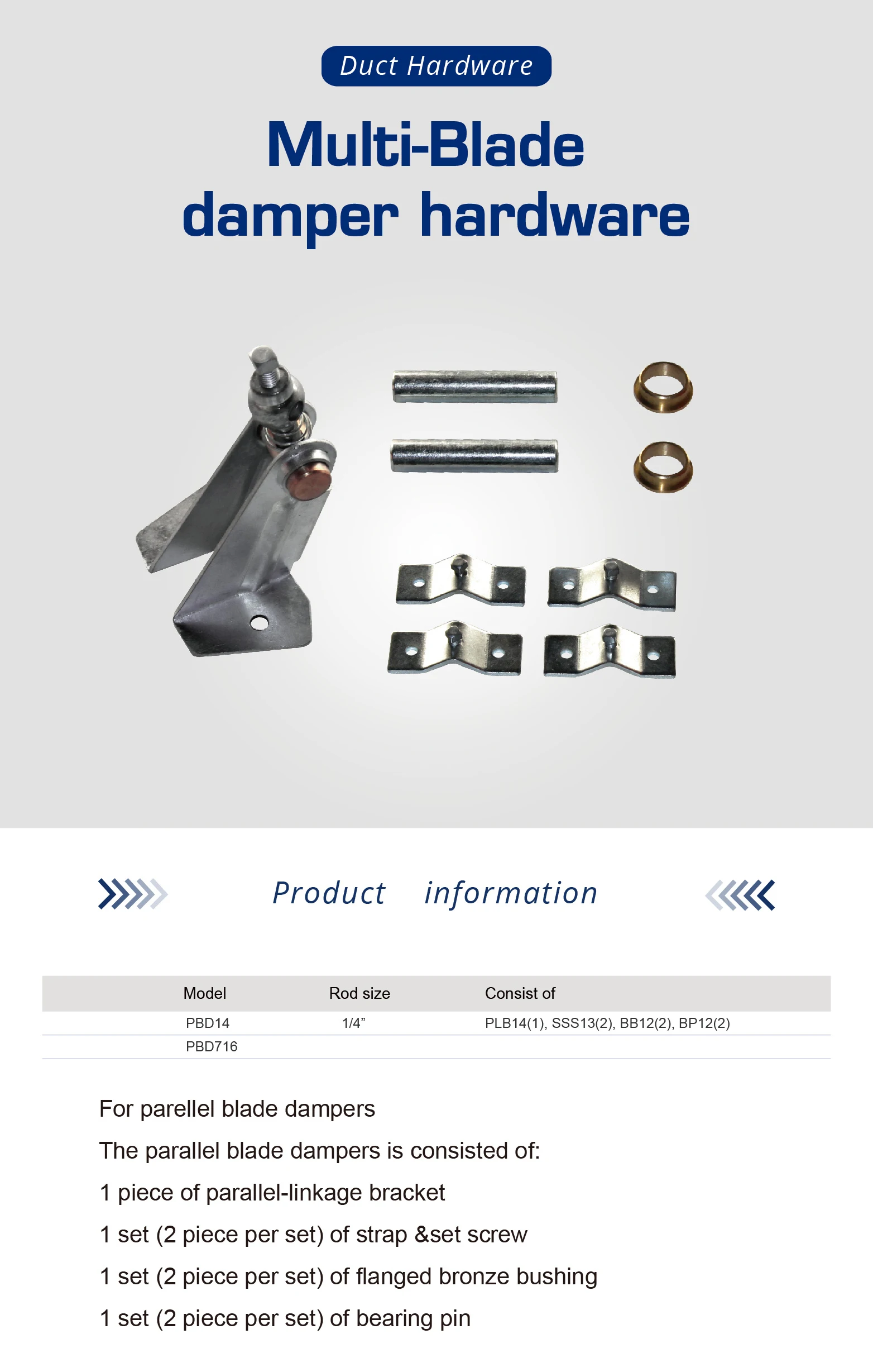 Multi-blade Damper Hardwarel Ventilation Accessories Strap Set Screw  Parallel Linkage Bracket Bearing Pins - Buy Hardware,Damper  Hardware,Ventilation Accessories Product on Alibaba.com