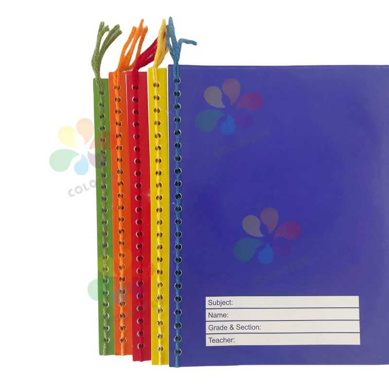 Best Price Yarn School Notebook Colorful Yarn Bind Ordinary Notebook Exercise Book for Philippines Students Yarn Notebook