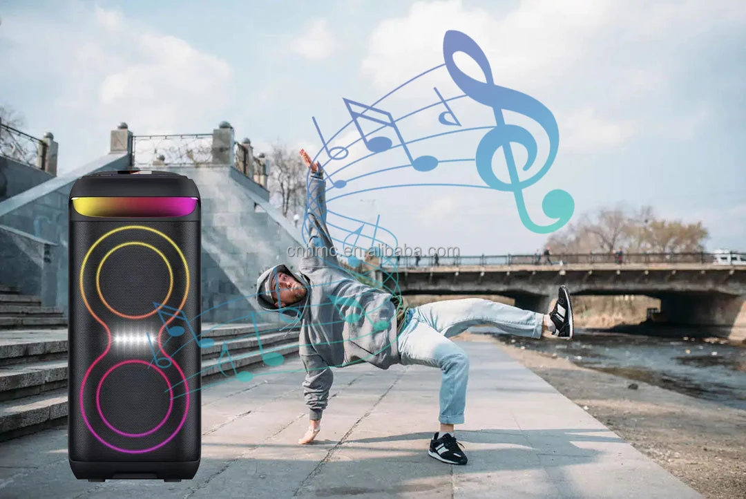 KTS Wireless Speaker Dual Inch Party Speaker Dj Box