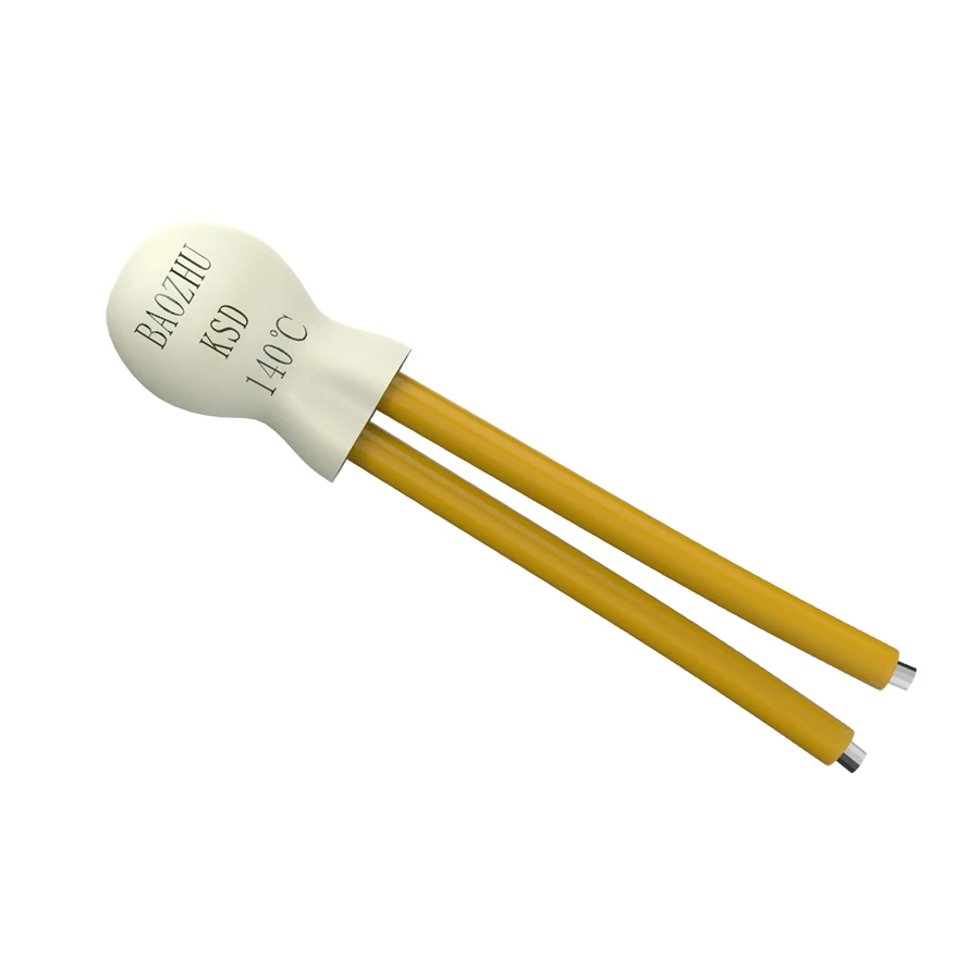 ボタン型サーマルプロテクター スナップアクションおよびバイメタル