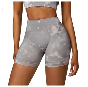 Custom Women's Seamless Gym Fitness Sports Scrunch Butt Lift Booty Girl Active Wear Workout Yoga Running Digital Printing Shorts