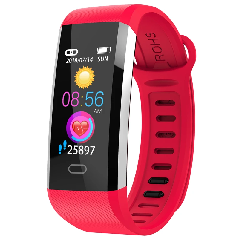 Reloj Inteligente Deportivo Con Control Del Ritmo Cardíaco,Pulsera Con Sdk  Y App,Rohs Ce,2020 - Buy Vigilancia Pulsera Fitness Tracker Deportes  Bluetooth Relojes Deportivos Último Oem Odm Pantalla A Color De 2020 Pulsera