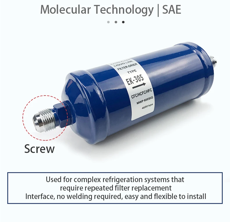 Sae Ekseries Refrigeration Spare Parts Drying Refrigerant Filtration