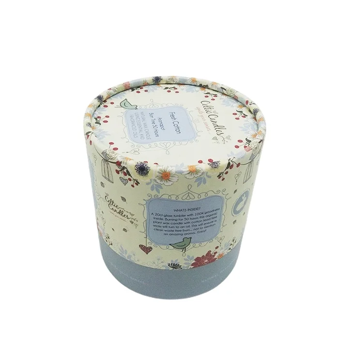 Elegant Custom Printing Candy Round Paper Box for Wedding Gift