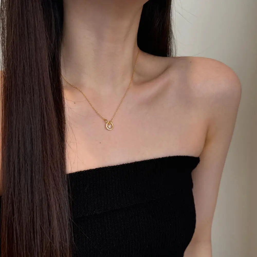 KAKODIY Fashion Jewelry for Women 925 Sterling Silver Gold Plated Innovative Pendant Necklace detail 4