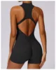 short jumpsuit black