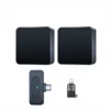 black H12 one-to-two type-c apple adapter