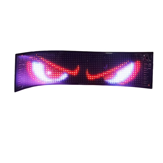 Flexible High Brightness LED Display Screen App-Control Moving Text Message Sign Board for Indoor Outdoor Use SDK Function-OEM