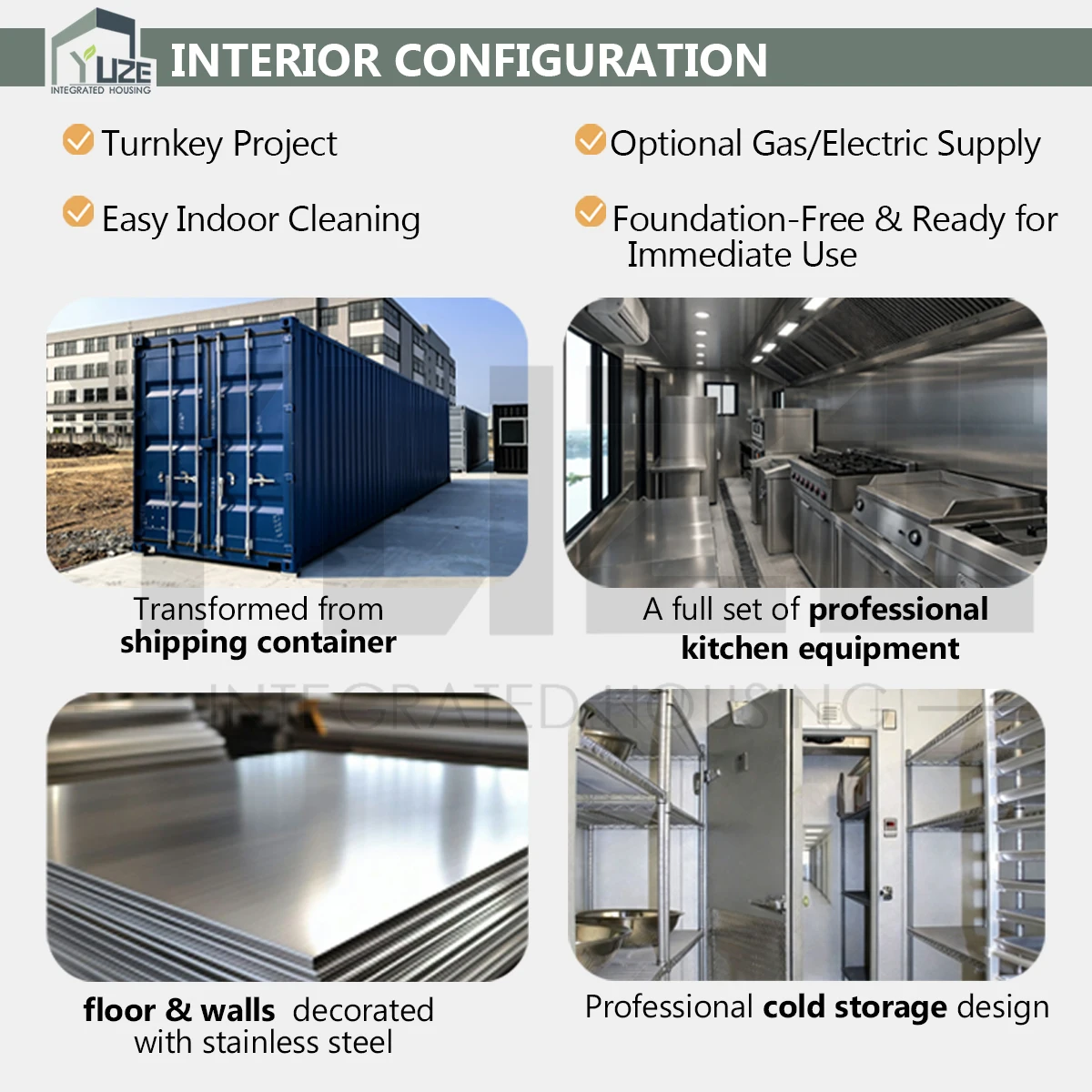 product custom layout steel structure 40ft modular shipping commercial container kitchen with full equipments for restaurant-3
