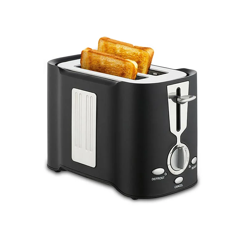 Automatic Fast Heating Bread Toaster Household Breakfast Maker Stainless Steel 2 Slices Toaster